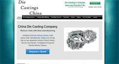 Desktop Screenshot of diecastingschina.com