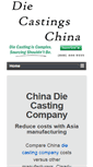Mobile Screenshot of diecastingschina.com