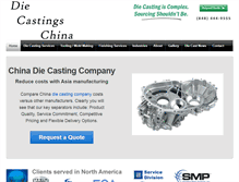 Tablet Screenshot of diecastingschina.com